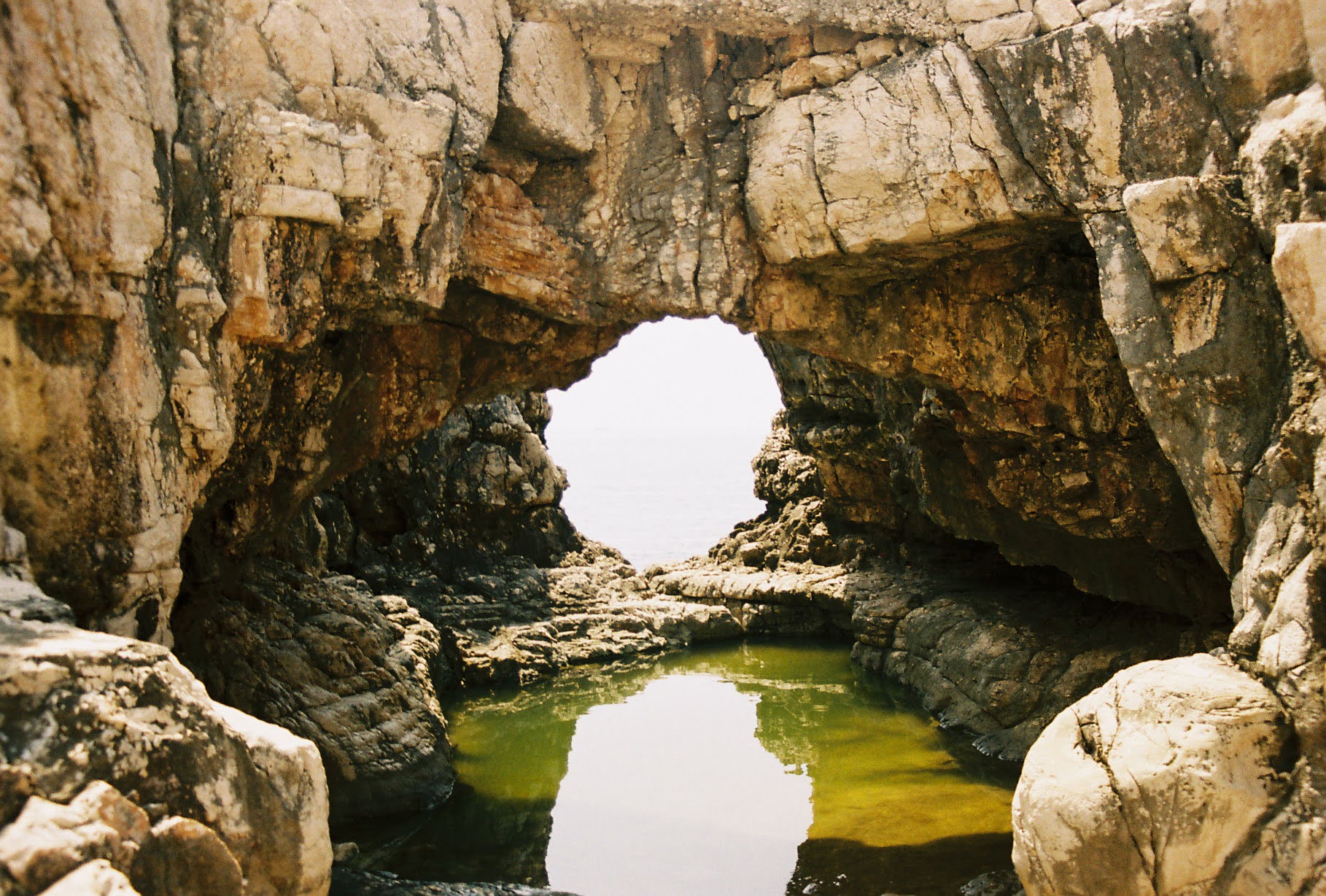 Window through rocks